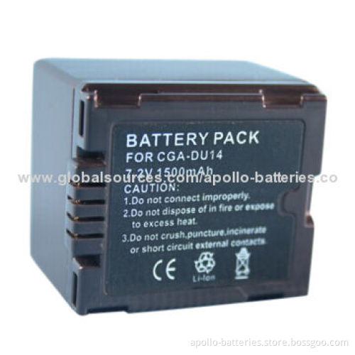 Camera Battery, 7.2V/1500mAh, Li-ion